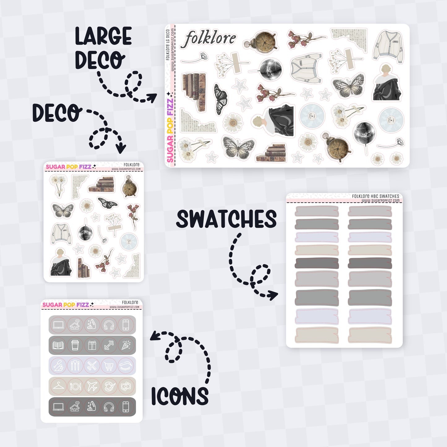 Folklore Hobonichi Cousin Weekly Kit Add-ons