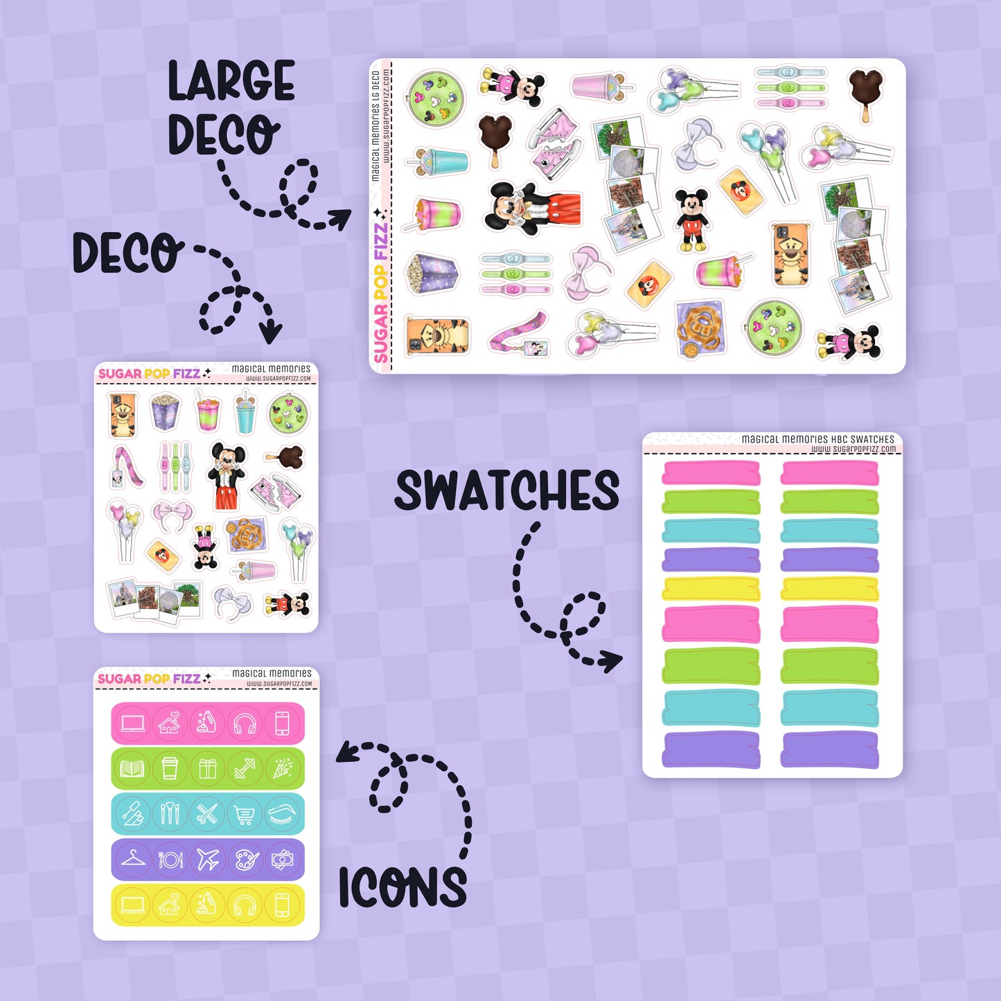 Magical Memories Hobonichi Cousin Weekly Kit Add-ons