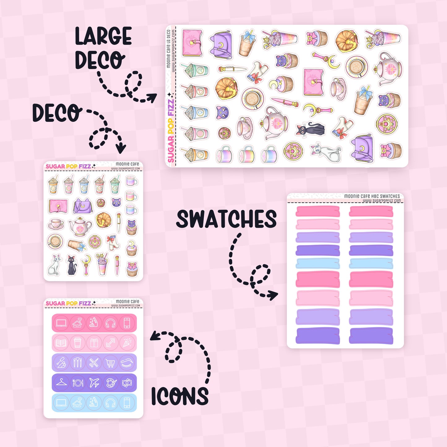 Moonie Cafe Hobonichi Cousin Weekly Kit Add-ons