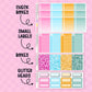 Birthday Bash Hobonichi Cousin Weekly Kit Add-ons