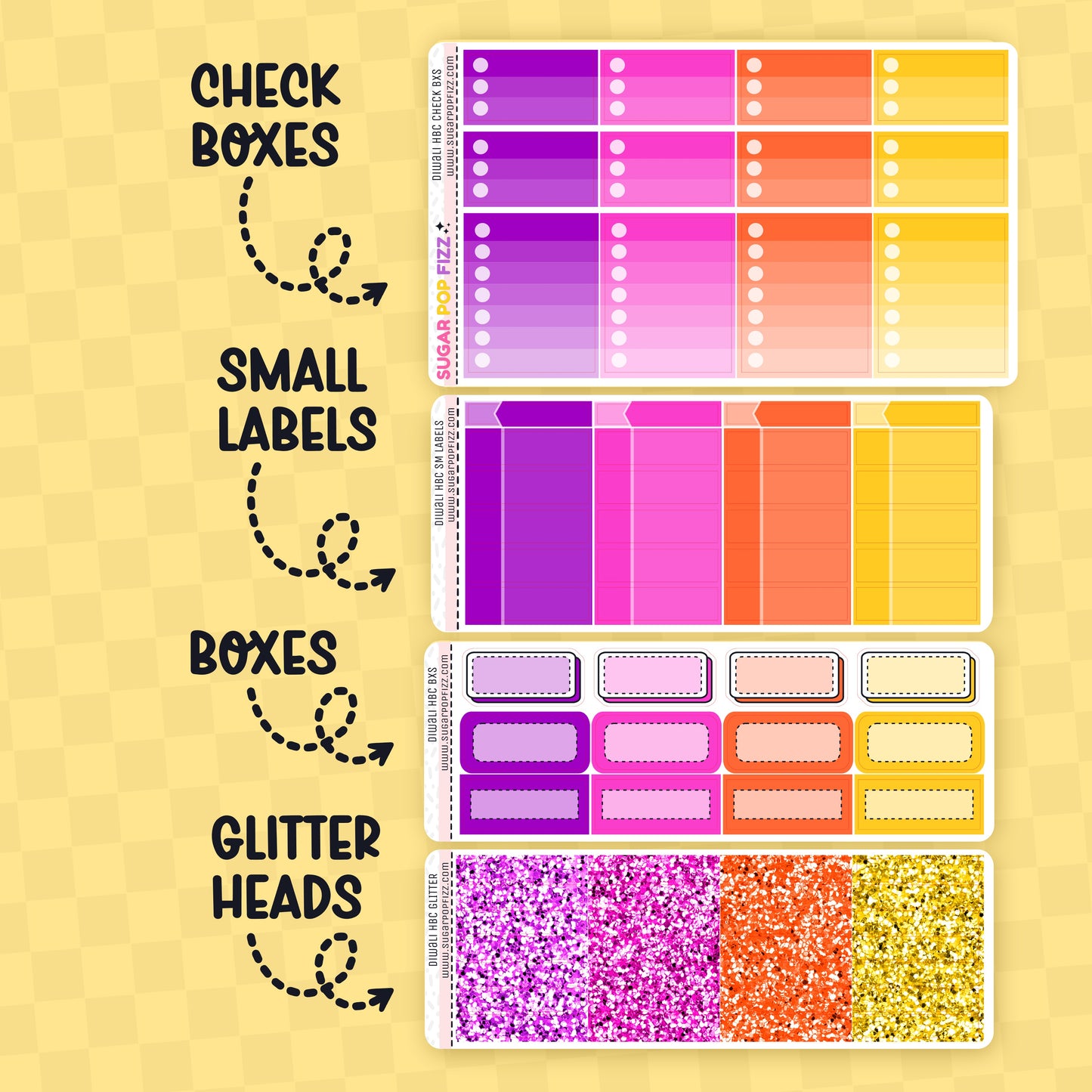 Diwali Hobonichi Cousin Weekly Kit Add-ons