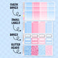 Coastal Coquette Hobonichi Cousin Weekly Kit Add-ons