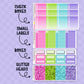Magical Memories Hobonichi Cousin Weekly Kit Add-ons