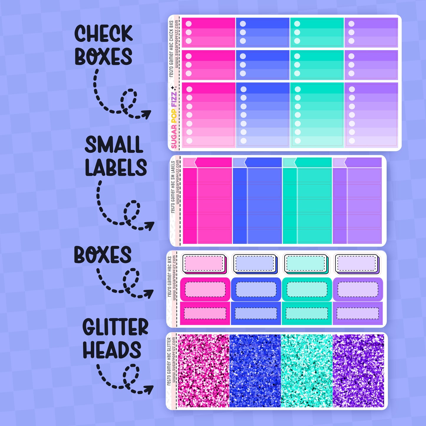 Retro Gamer Hobonichi Cousin Weekly Kit Add-ons