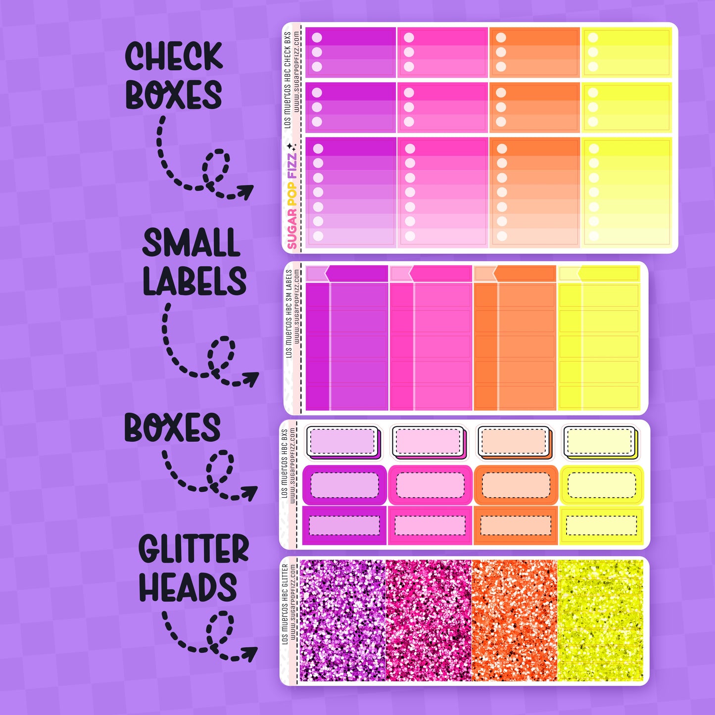 Los Muertos Hobonichi Cousin Weekly Kit Add-ons