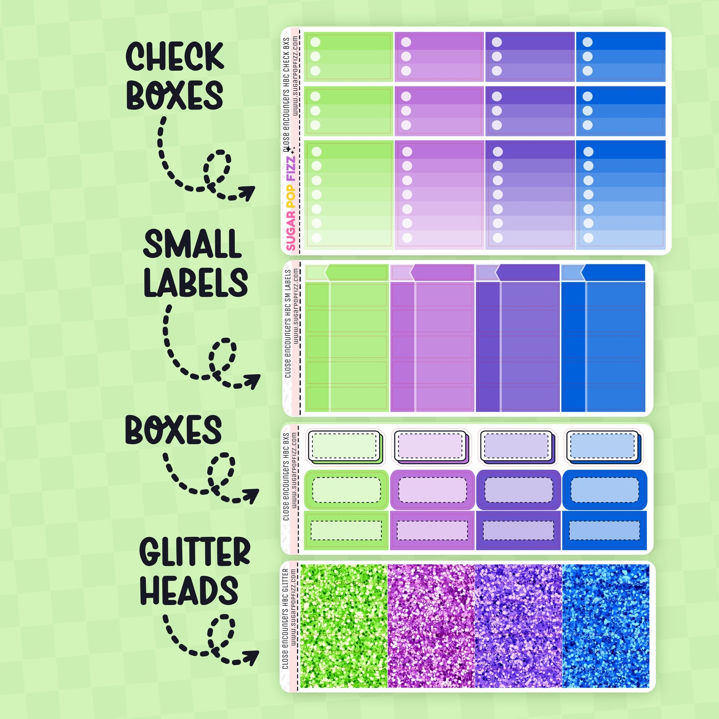 Close Encounters Hobonichi Cousin Weekly Kit Add-ons