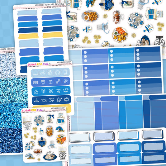 Hanukkah Honey Hobonichi Cousin Weekly Kit Add-ons