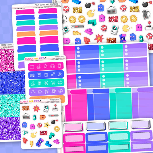 Retro Gamer Hobonichi Cousin Weekly Kit Add-ons