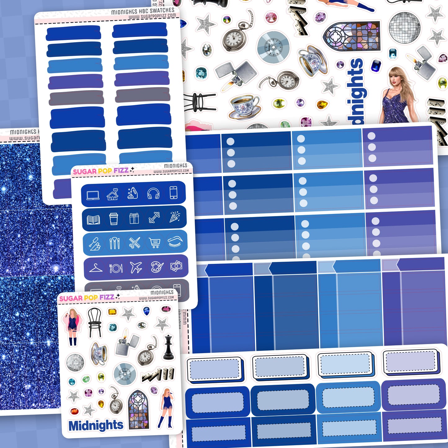 Midnights Hobonichi Cousin Weekly Kit Add-ons