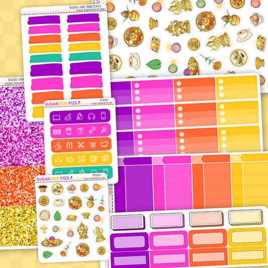 Diwali Hobonichi Cousin Weekly Kit Add-ons