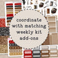 Mystery Thriller Hobonichi Cousin Weekly Kit
