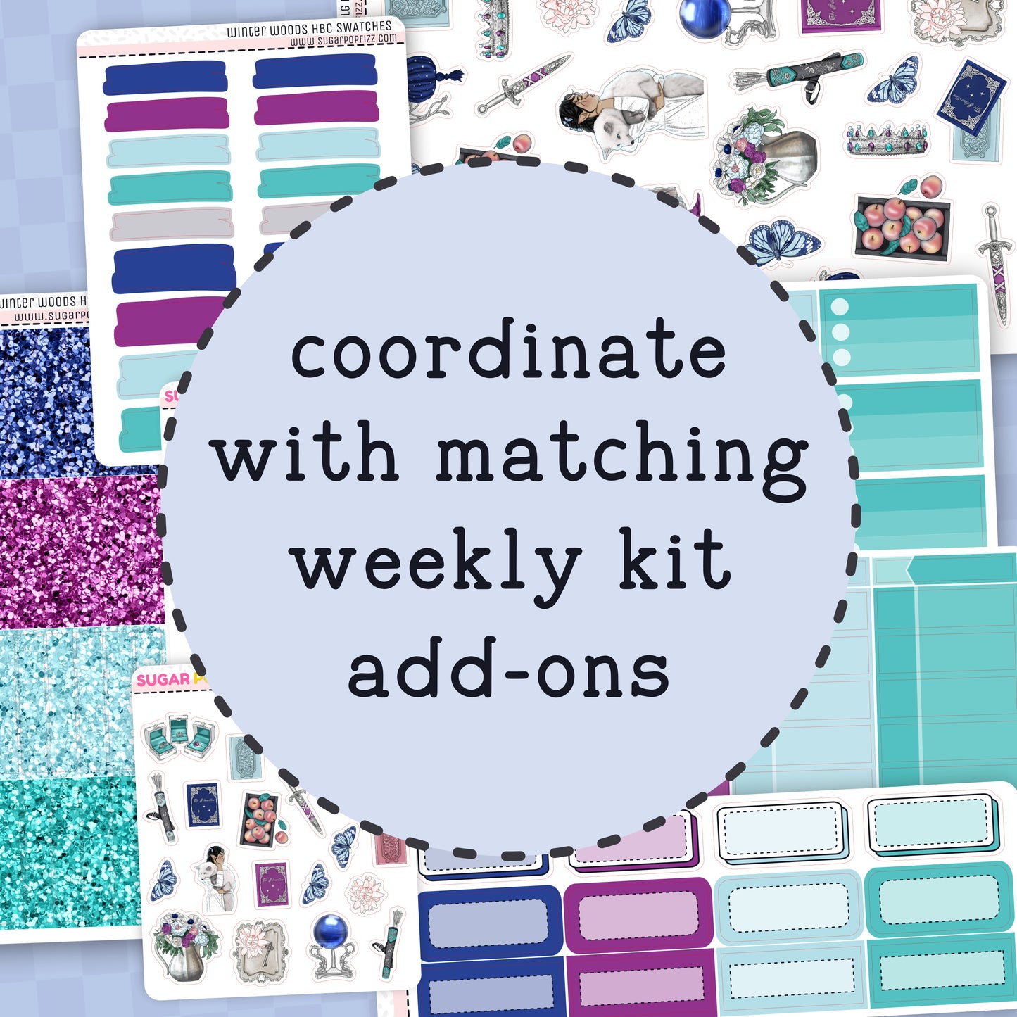 Winter Woods Hobonichi Cousin Weekly Kit