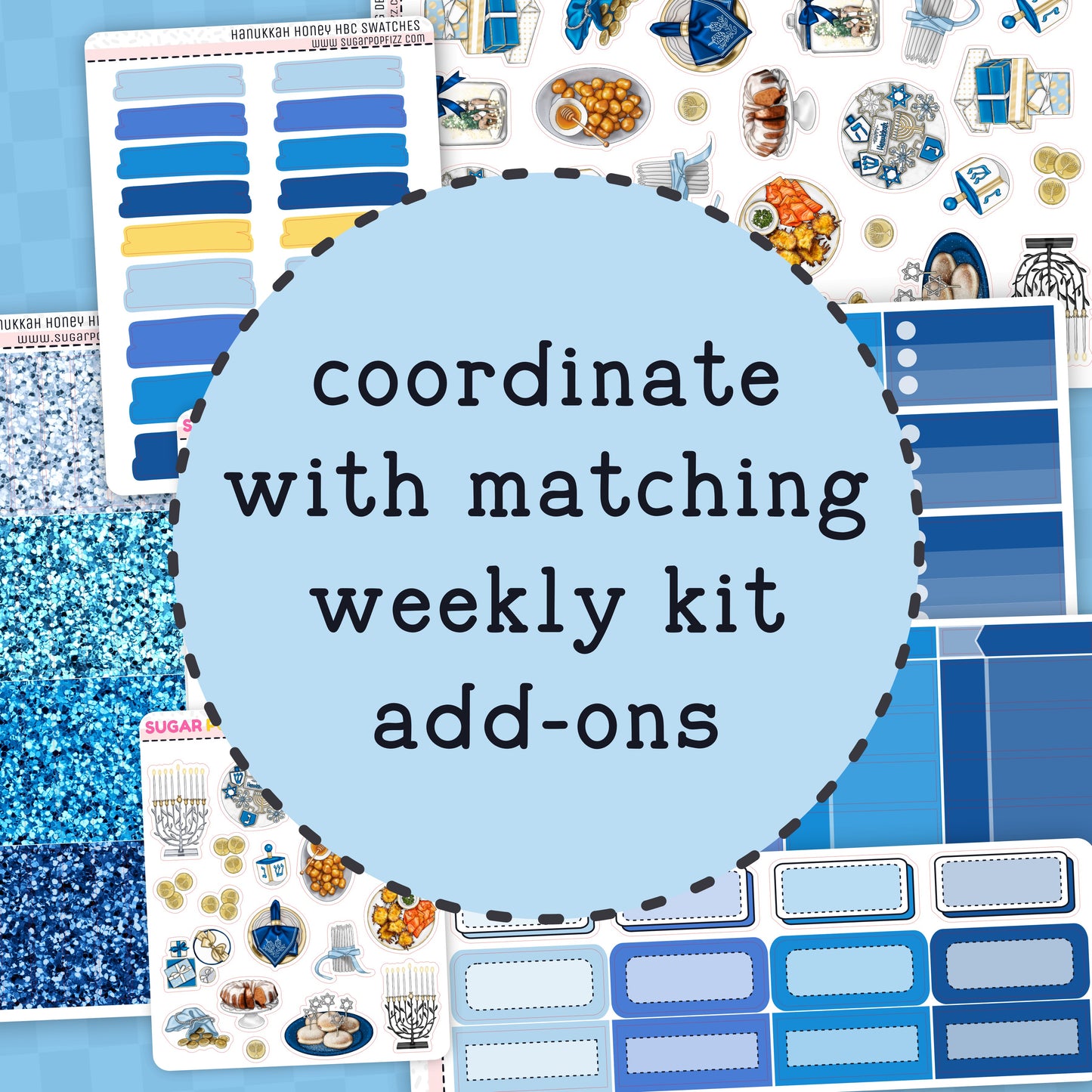 Hanukkah Honey Hobonichi Cousin Weekly Kit