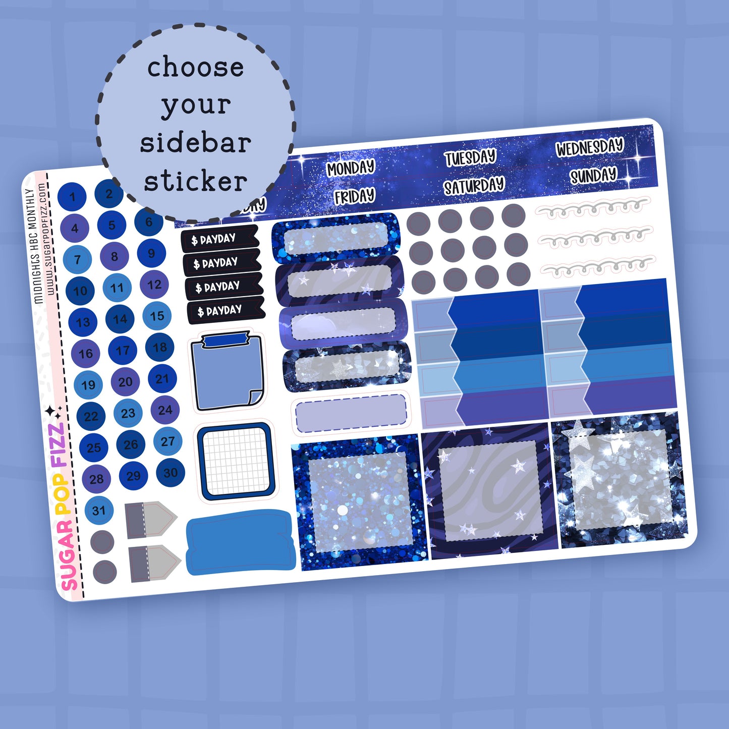 Midnights Hobonichi Cousin Monthly