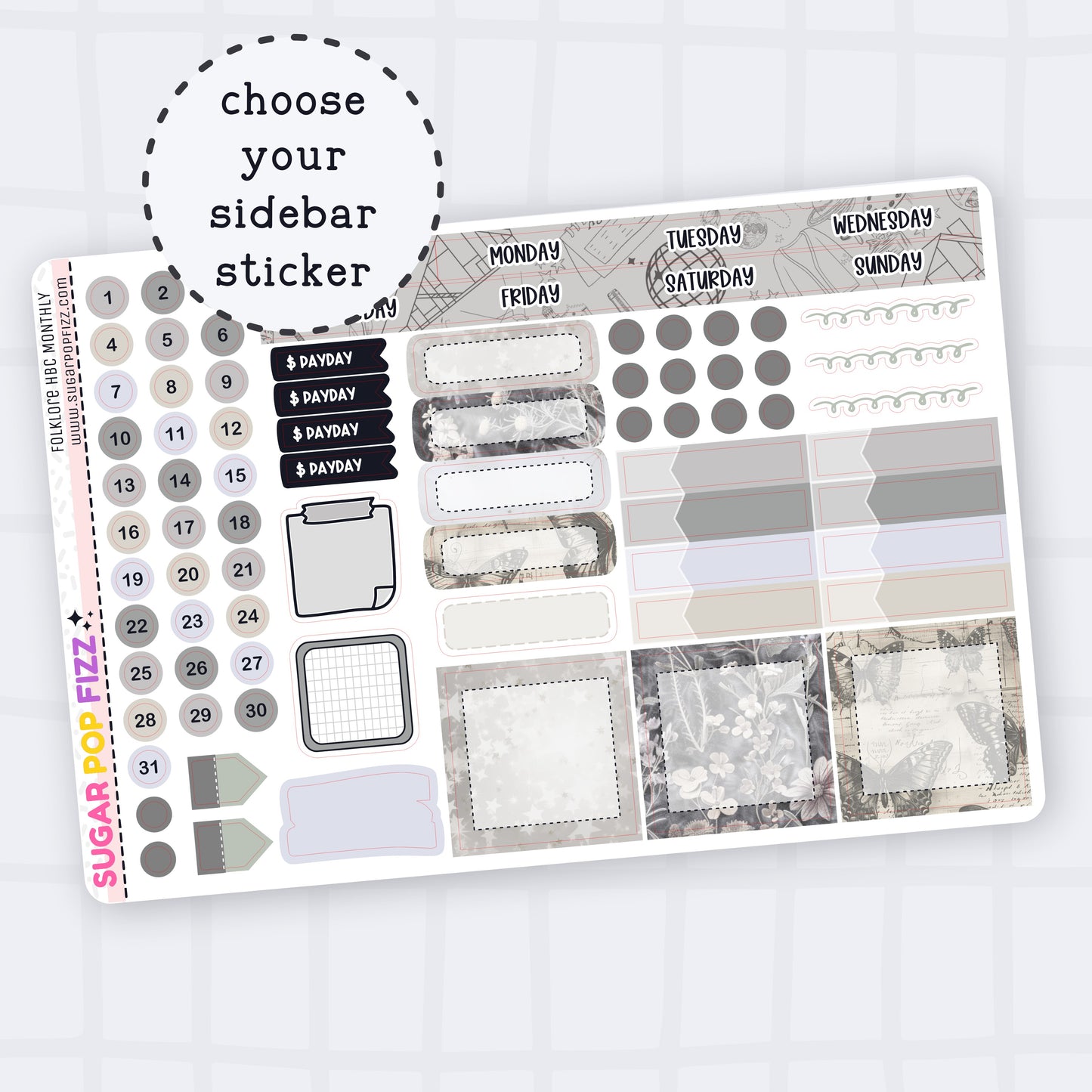 Folklore Hobonichi Cousin Monthly