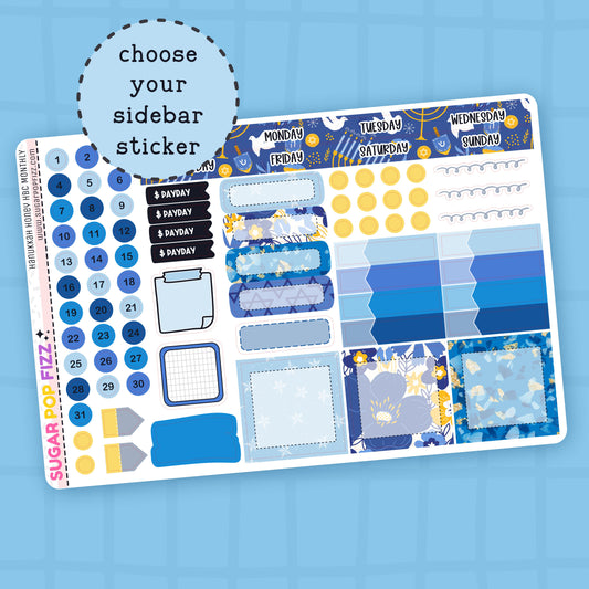 Hanukkah Honey Hobonichi Cousin Monthly