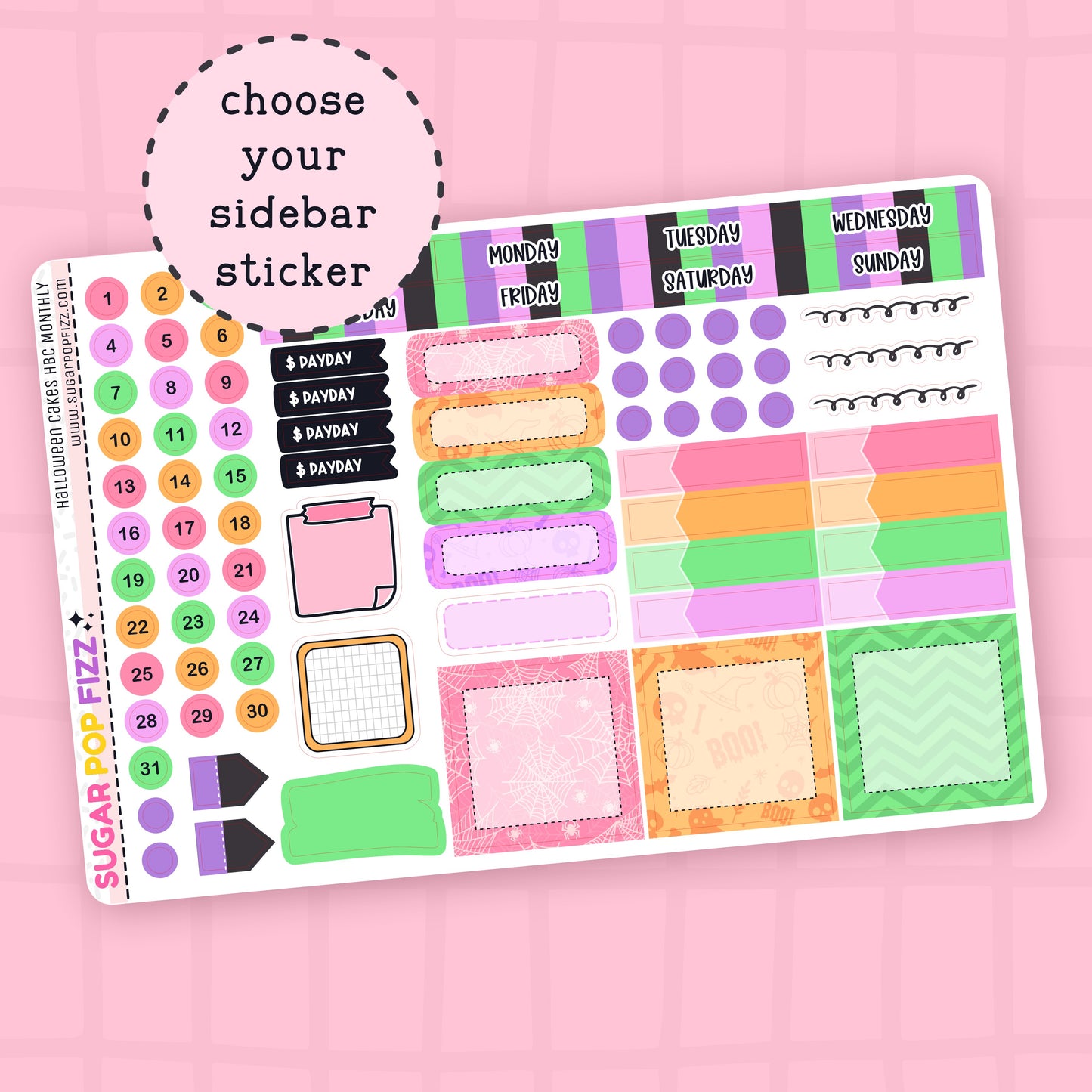 Halloween Cakes Hobonichi Cousin Monthly