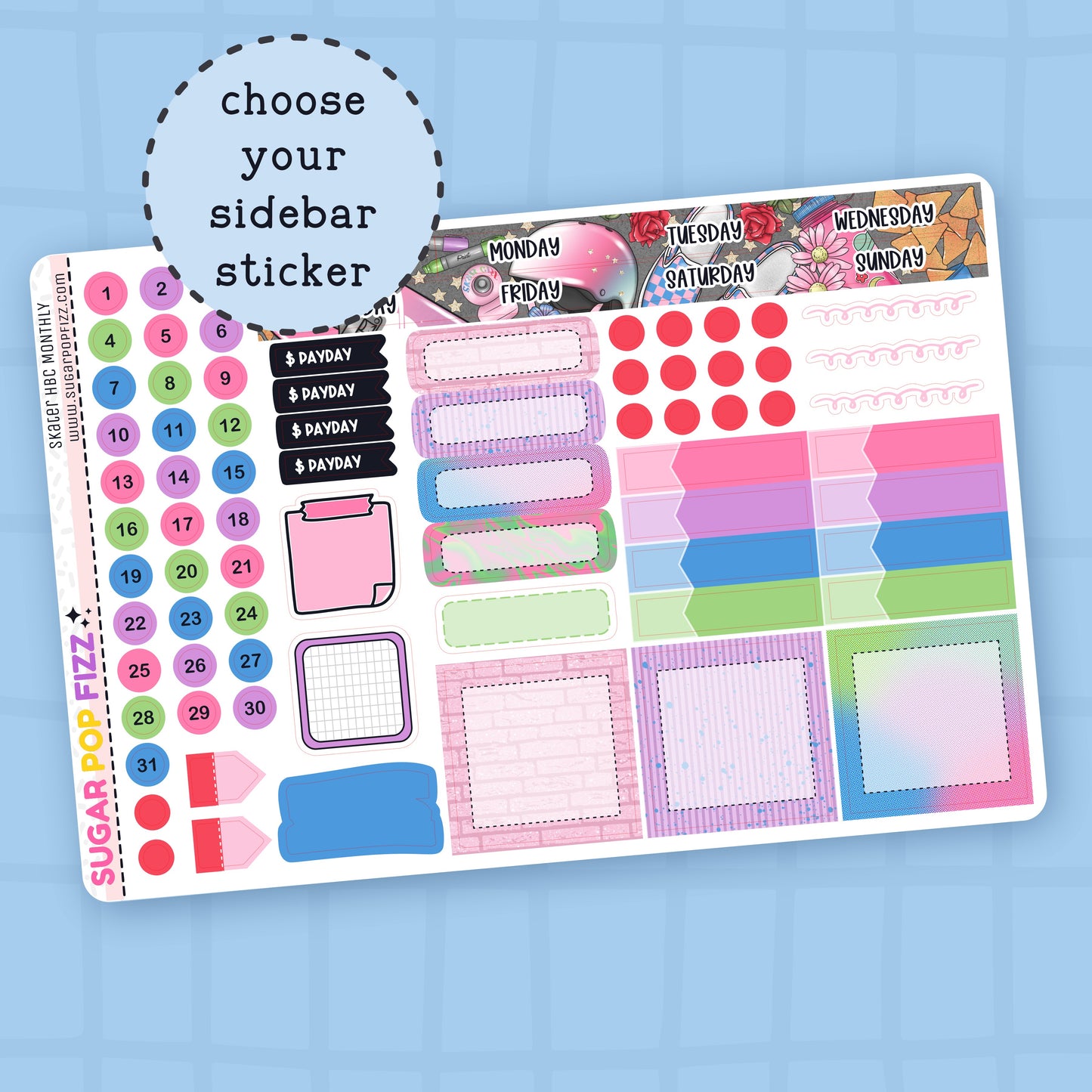 Skater Hobonichi Cousin Monthly