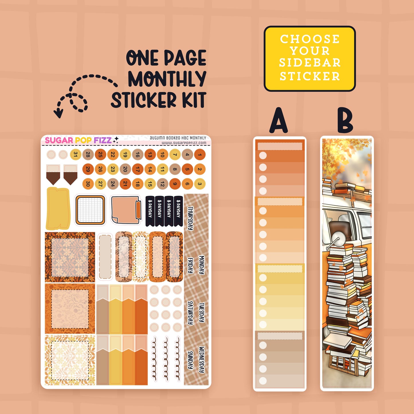 Autumn Booked Hobonichi Cousin Monthly