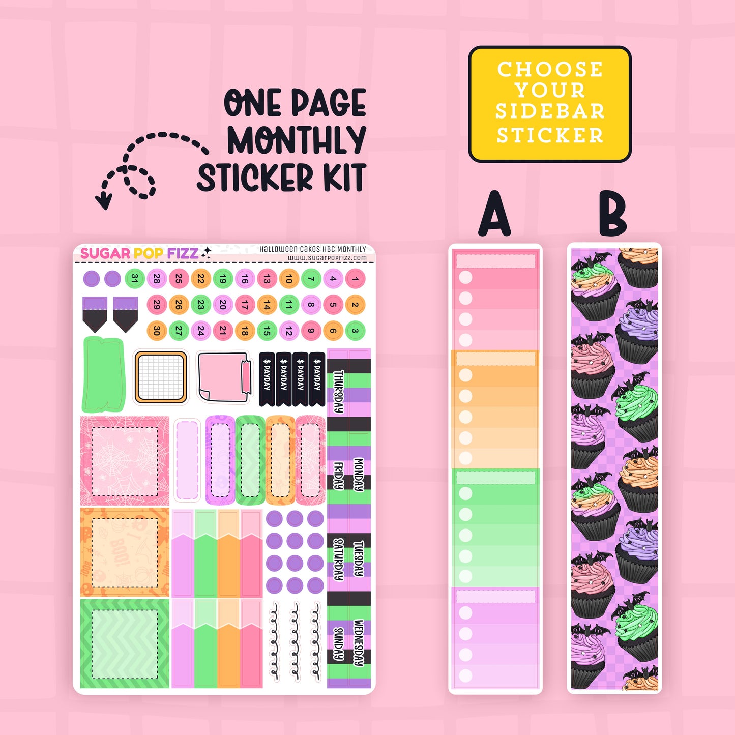 Halloween Cakes Hobonichi Cousin Monthly