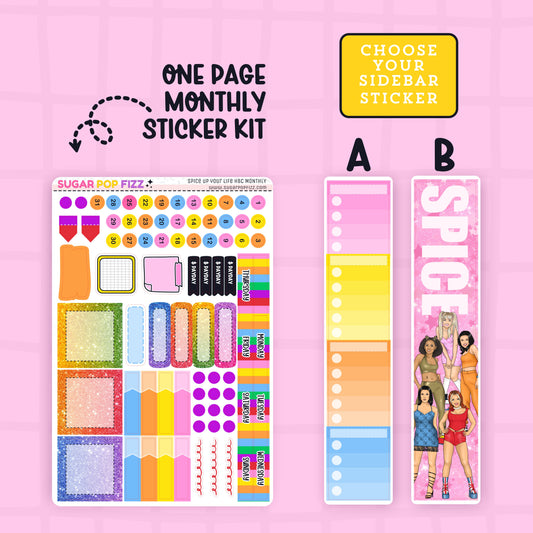 Spice Up Your Life Hobonichi Cousin Monthly