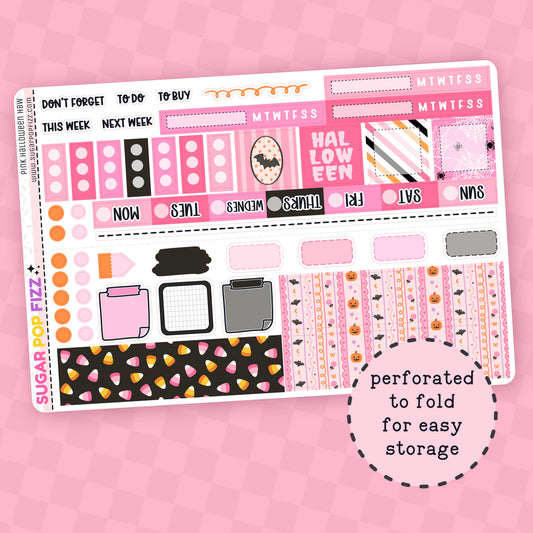 Pink Halloween Hobonichi Weeks Weekly Kit