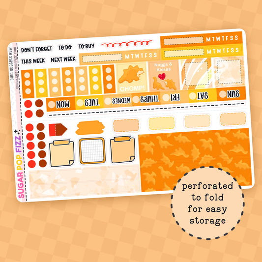 Dino Nuggets Hobonichi Weeks Weekly Kit