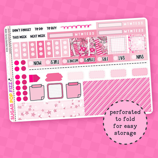 Pink Peppermint Hobonichi Weeks Weekly Kit
