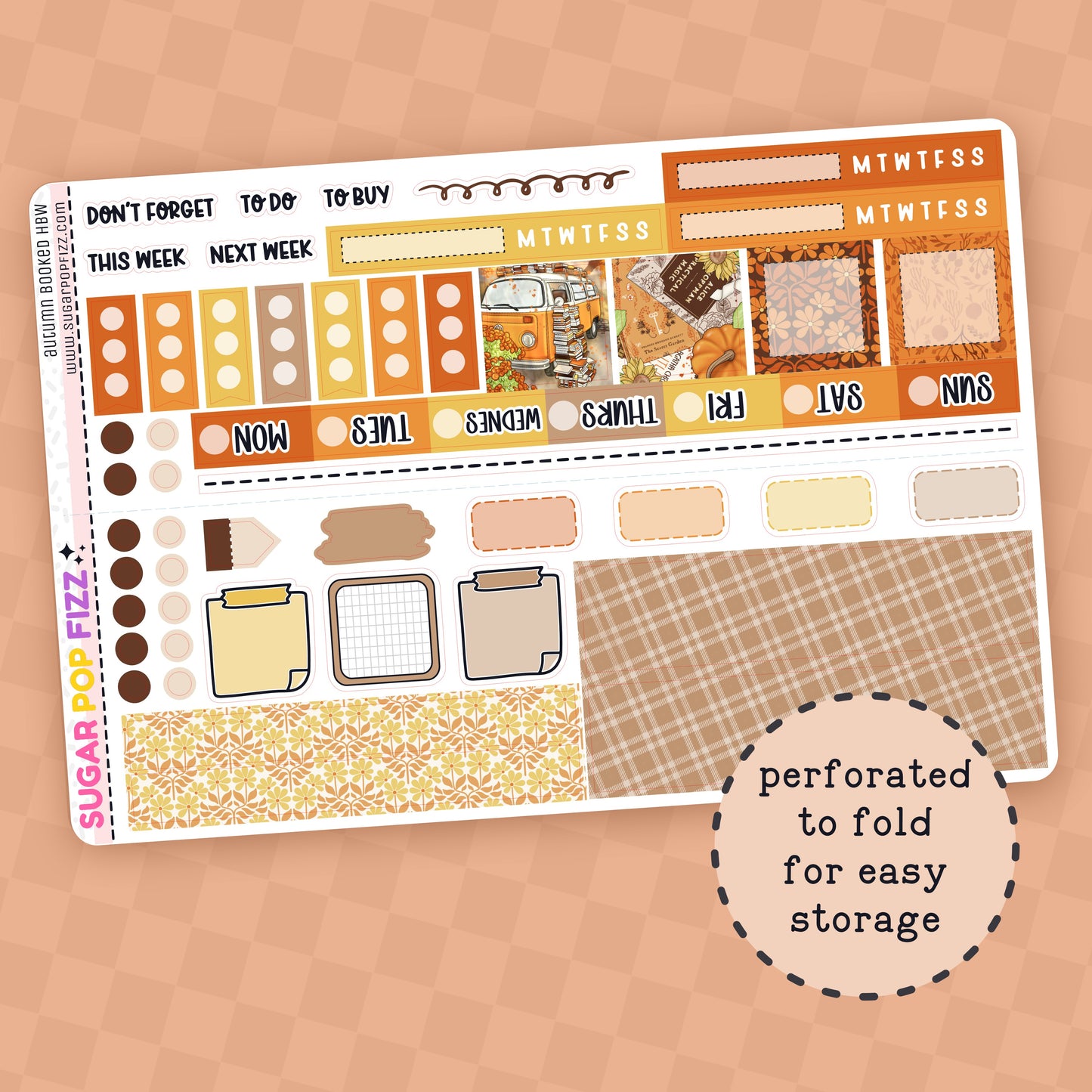 Autumn Booked Hobonichi Weeks Weekly Kit