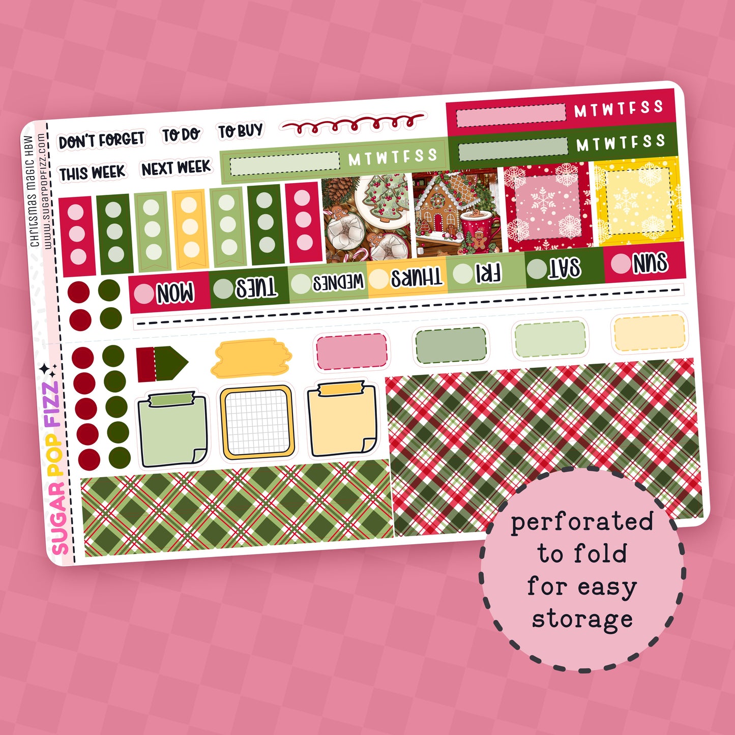 Christmas Magic Hobonichi Weeks Weekly Kit