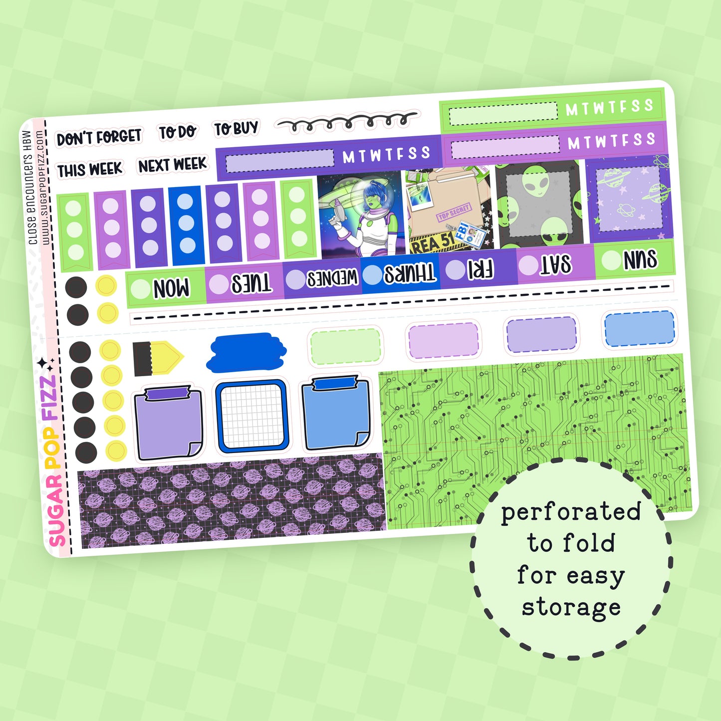 Close Encounters Hobonichi Weeks Weekly Kit