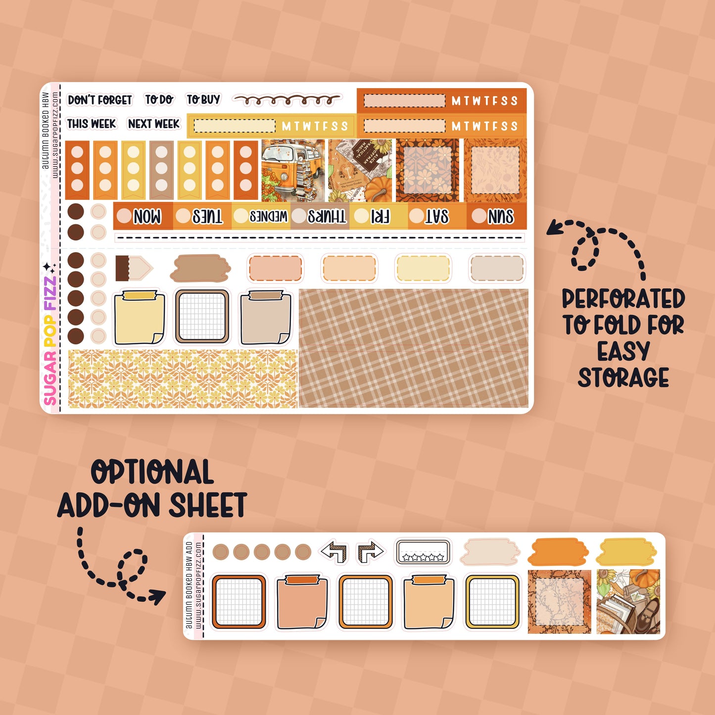 Autumn Booked Hobonichi Weeks Weekly Kit