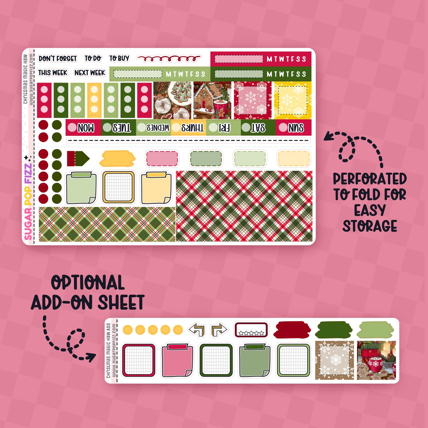 Christmas Magic Hobonichi Weeks Weekly Kit