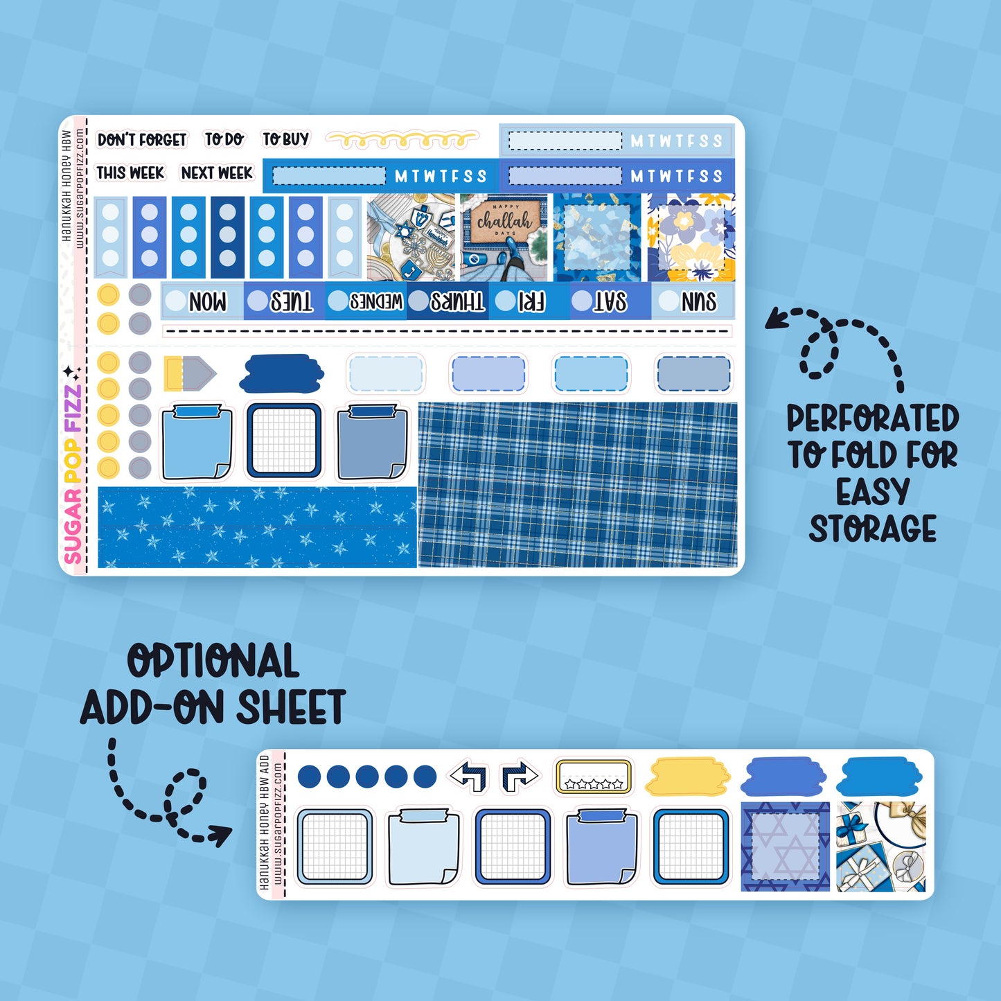 Hanukkah Honey Hobonichi Weeks Weekly Kit