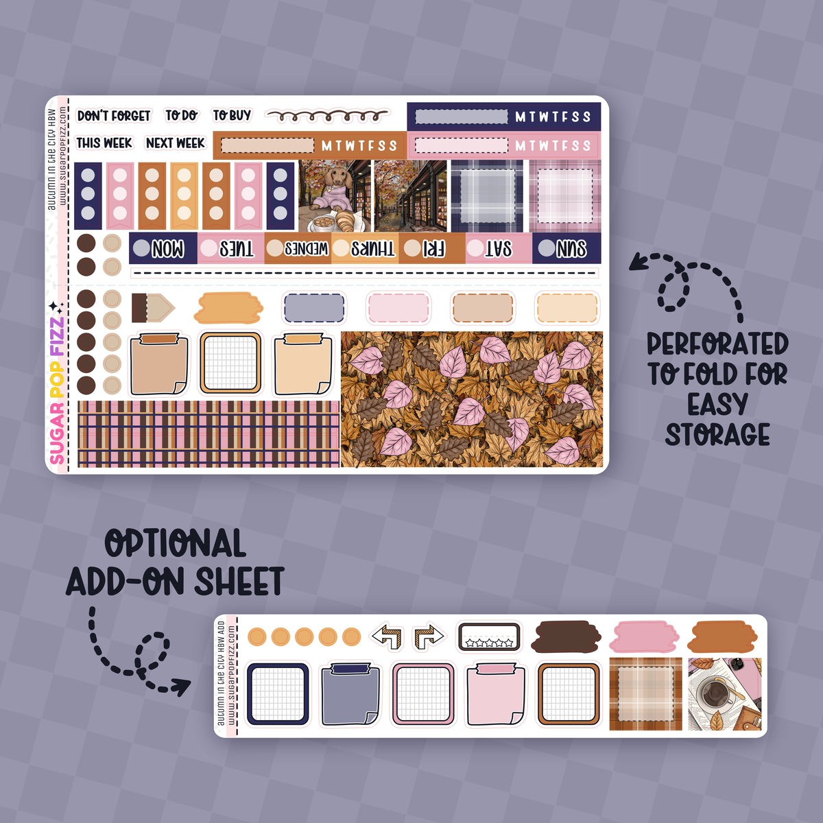 Autumn in the City Hobonichi Weeks Weekly Kit