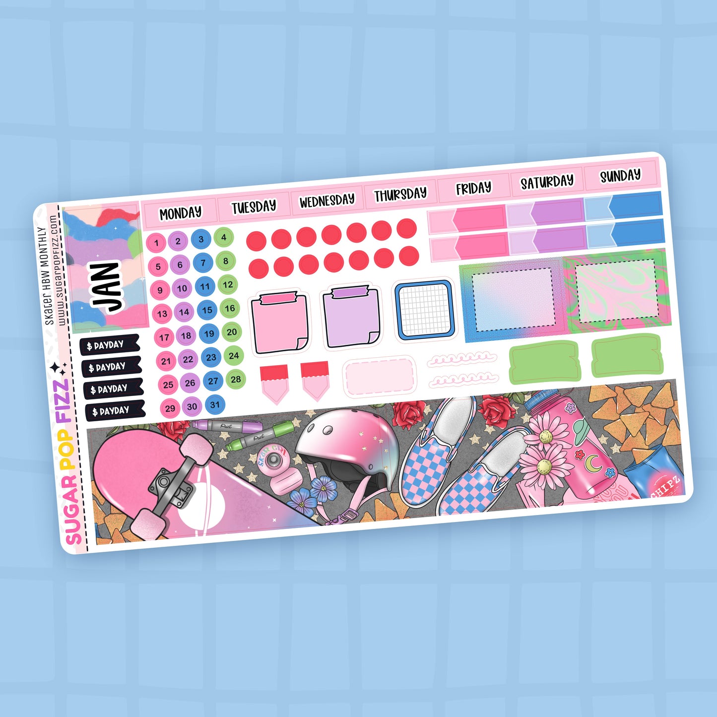 Skater Hobonichi Weeks Monthly