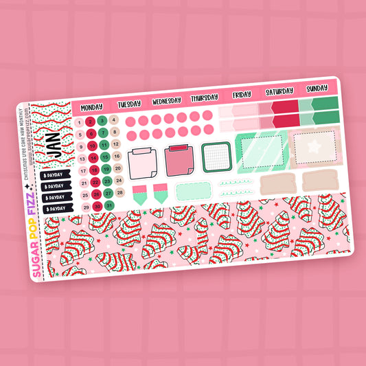 Christmas Tree Cake Hobonichi Weeks Monthly