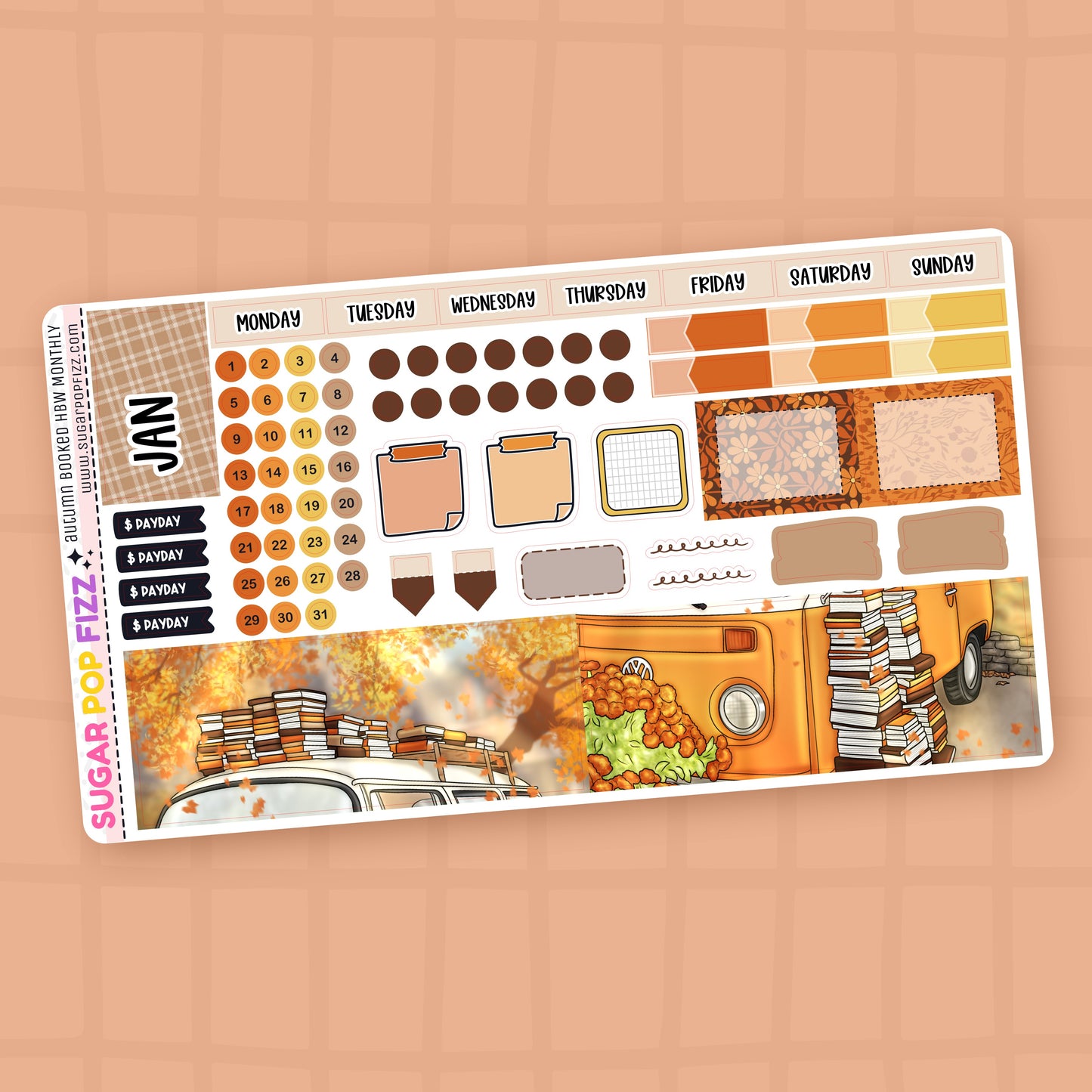 Autumn Booked Hobonichi Weeks Monthly