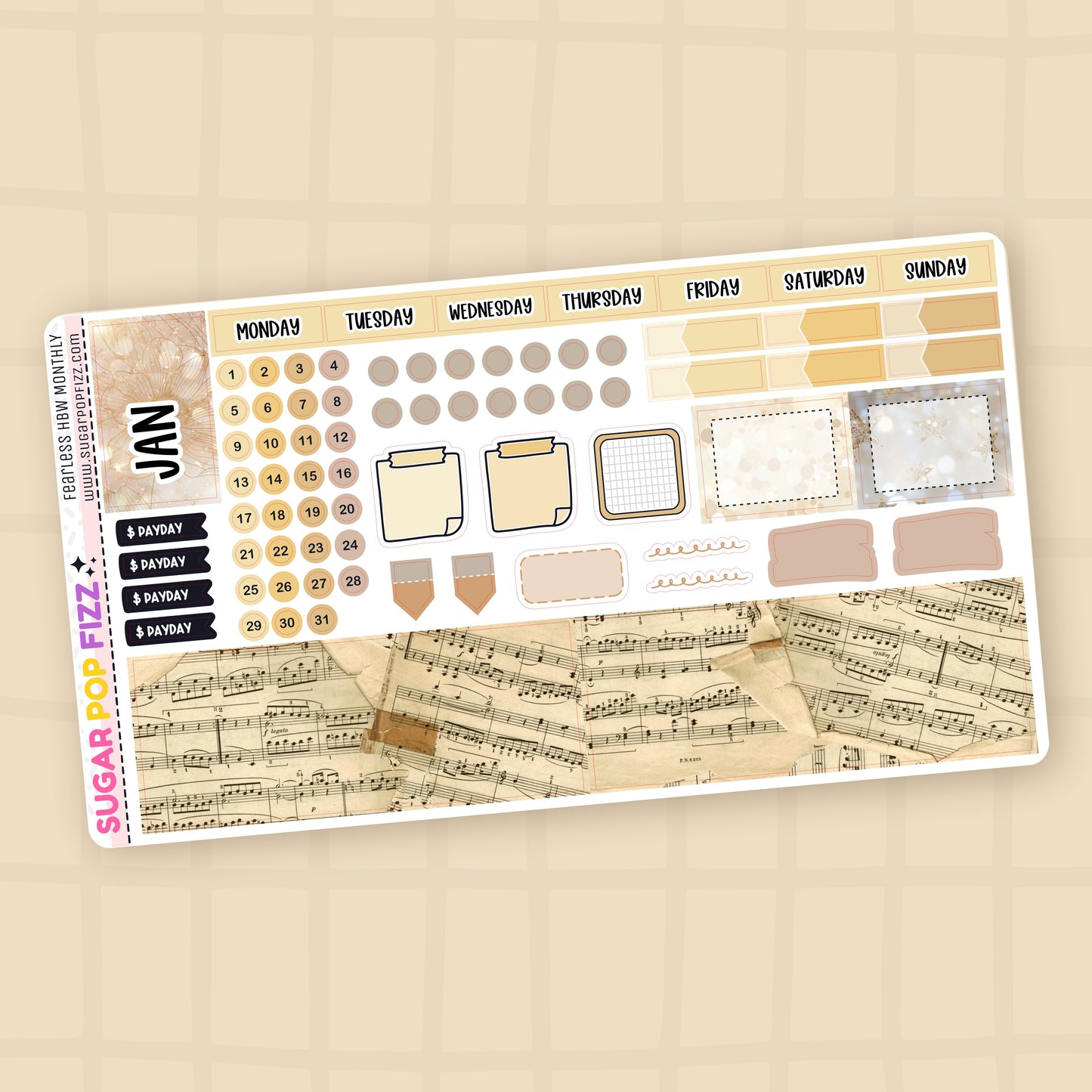 FEARLESS Hobonichi Weeks Monthly