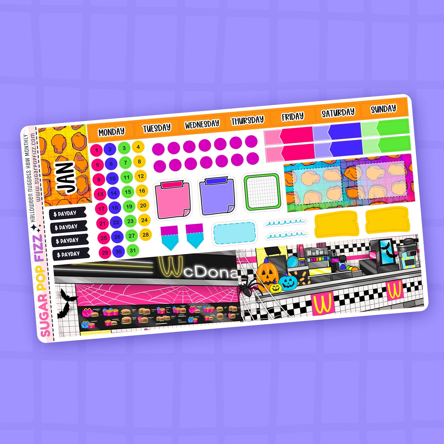 Halloween Nuggets Hobonichi Weeks Monthly