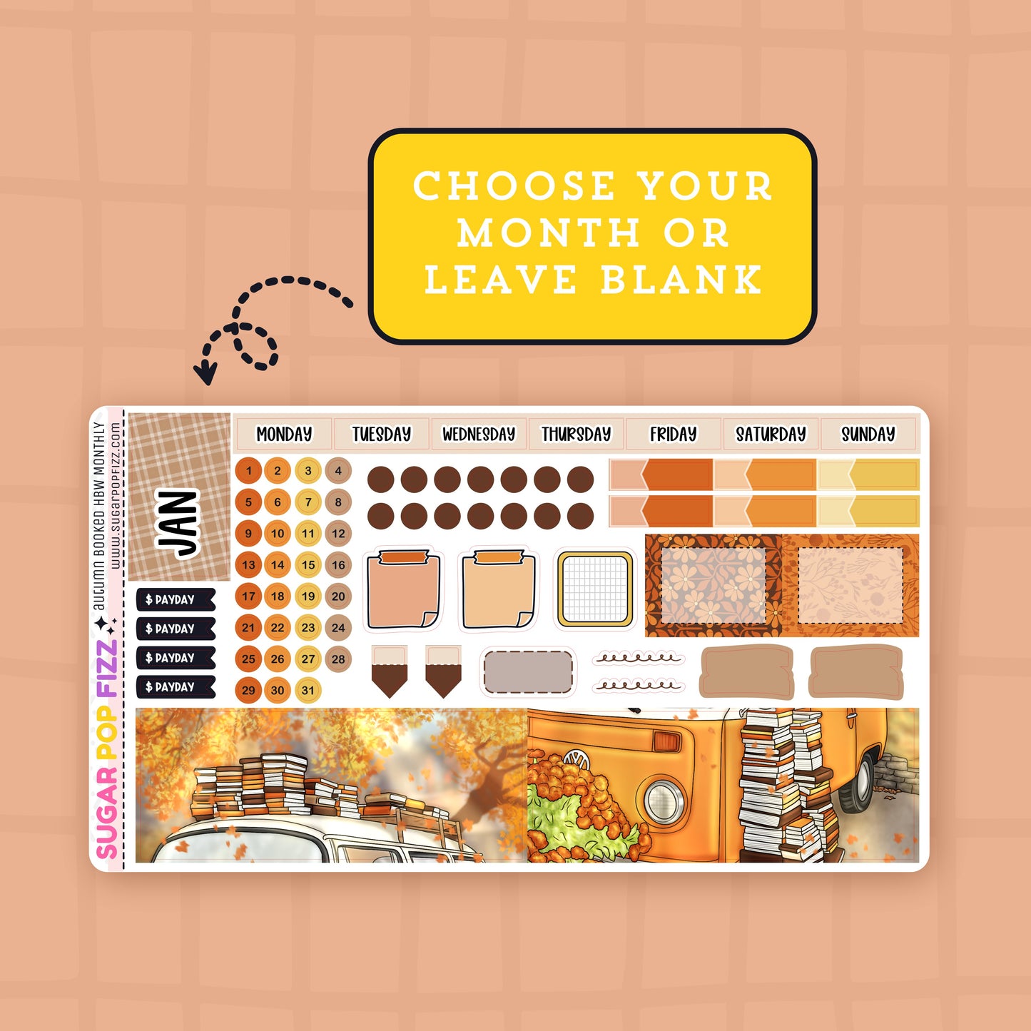 Autumn Booked Hobonichi Weeks Monthly