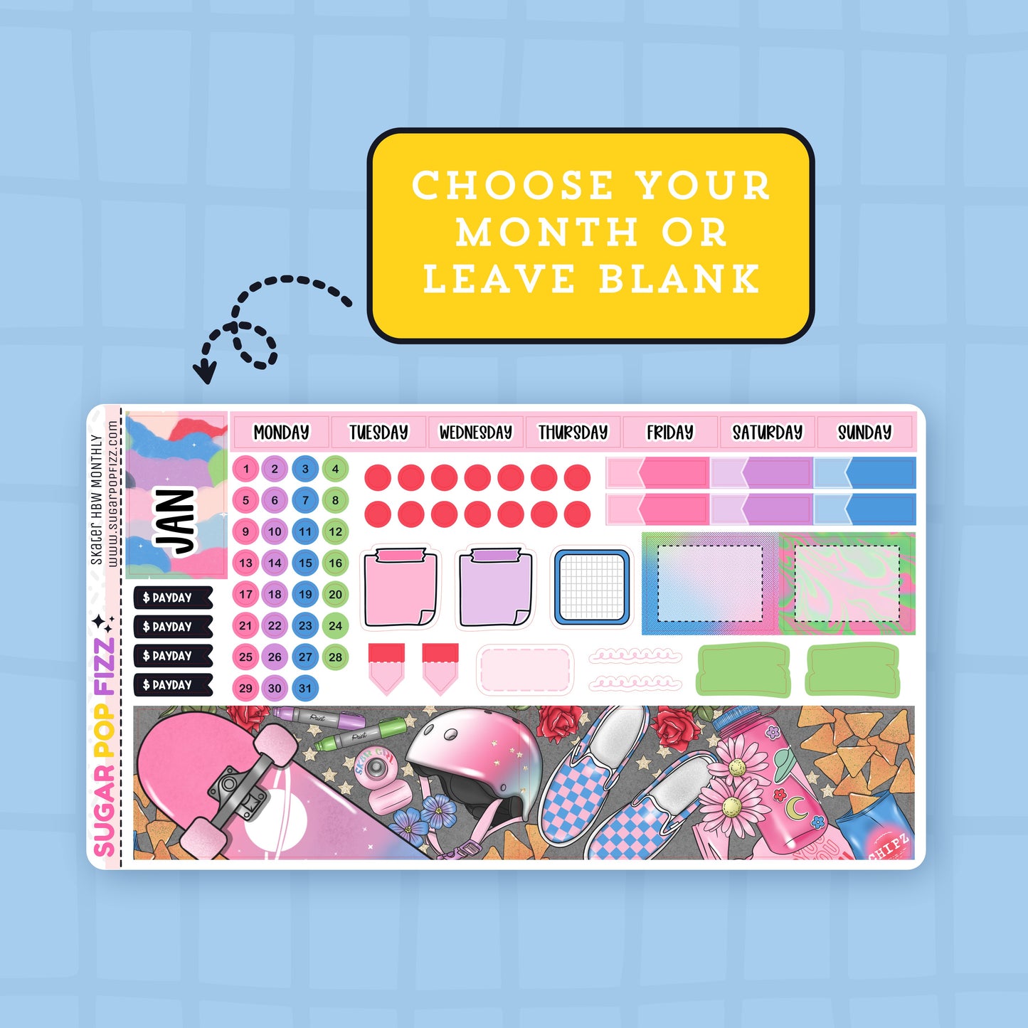 Skater Hobonichi Weeks Monthly