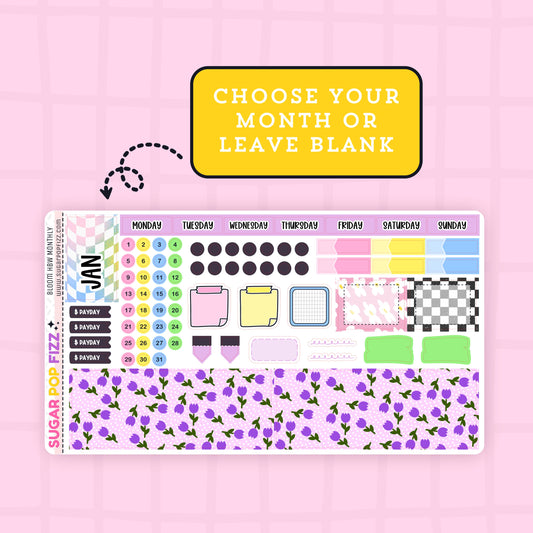 Bloom Hobonichi Weeks Monthly