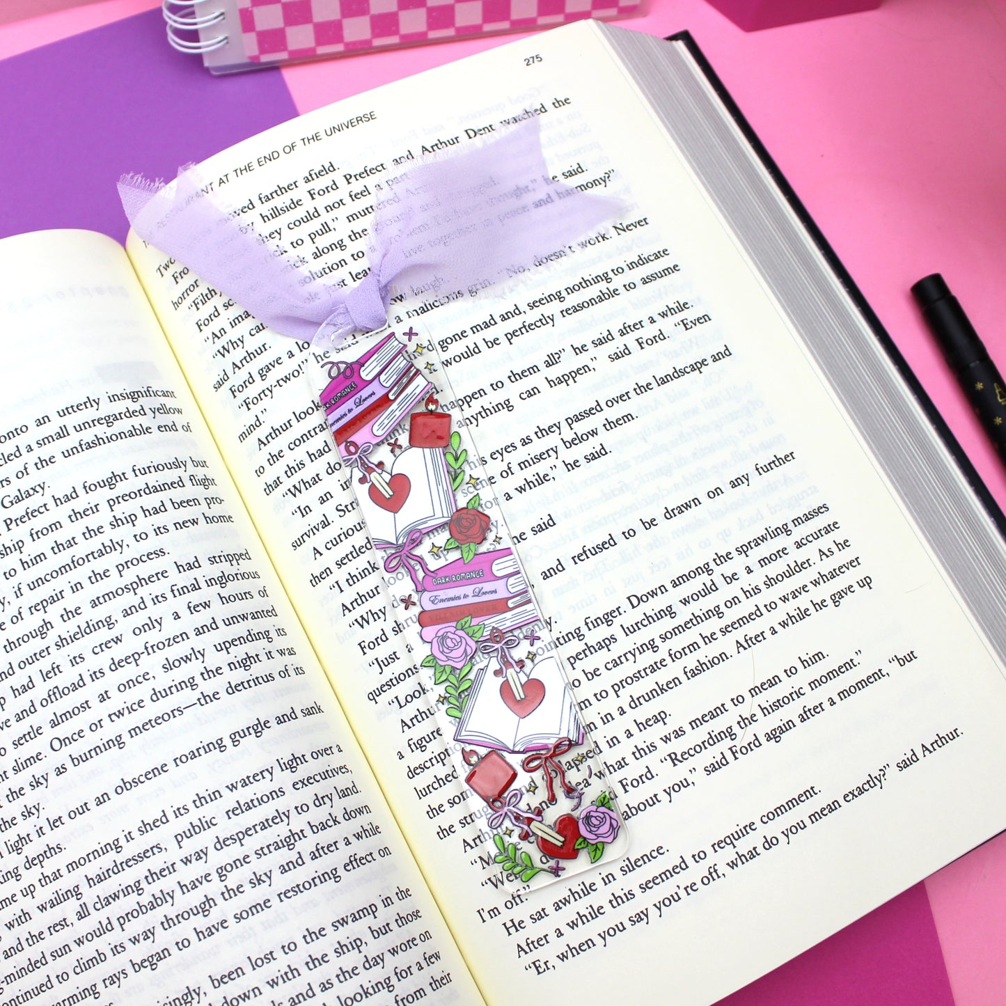 Romance Reader - Acrylic Bookmark