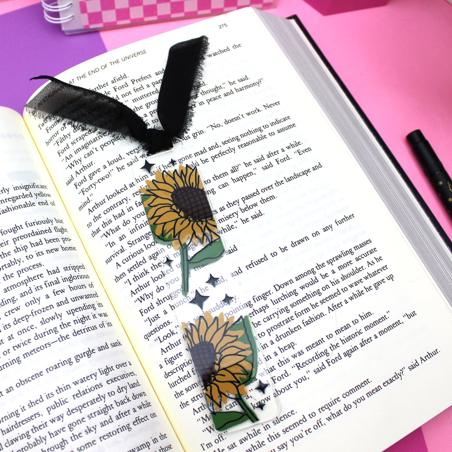 Sunflowers - Acrylic Bookmark