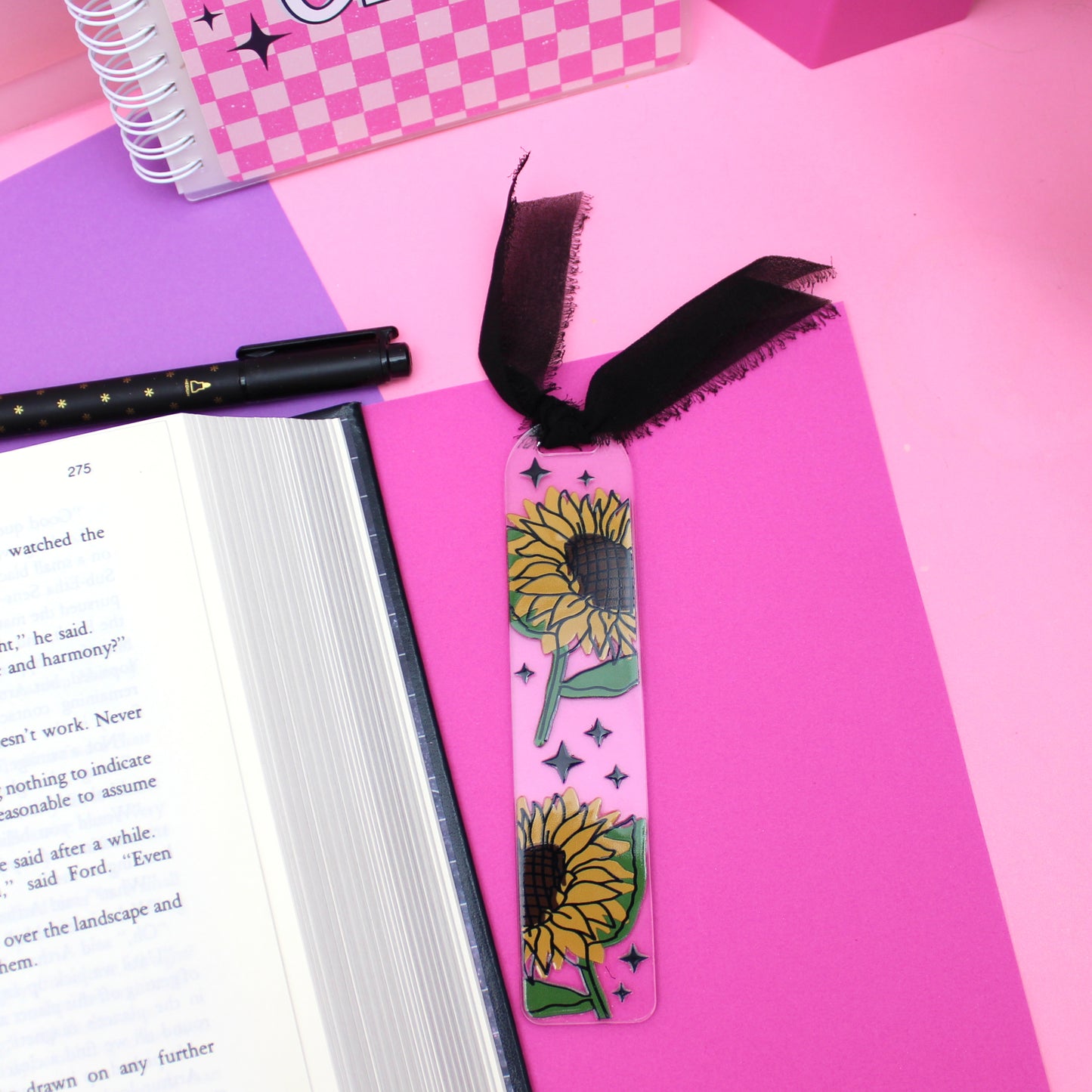 Sunflowers - Acrylic Bookmark