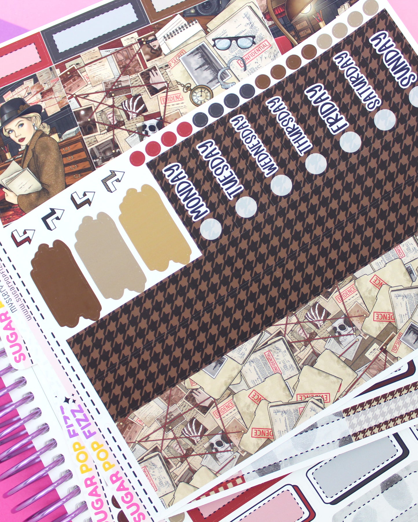 Mystery Thriller Standard Vertical Weekly Kit