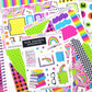 Bookish Rainbow Journaling Deco Stickers - JD222