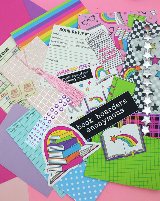 Rainbow Bookish Scrap Pack (3 sizes)