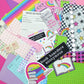 Rainbow Bookish Scrap Pack (3 sizes)